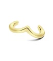 Moustache Silver Ear Cuff EC-1222